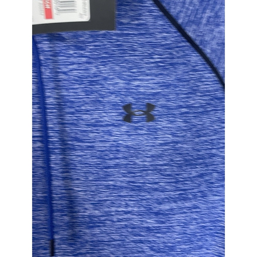 Under Armour UA Women's Blue Hoodie Athletic Pullover Golf Running Top XS New‎ - Picture 4 of 6